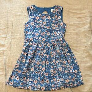EUC Sleeveless Floral Print GAP Dress Size 6-7
